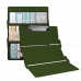 WhiteCoat Clipboard® Trifold - Army Green Cardiology Edition